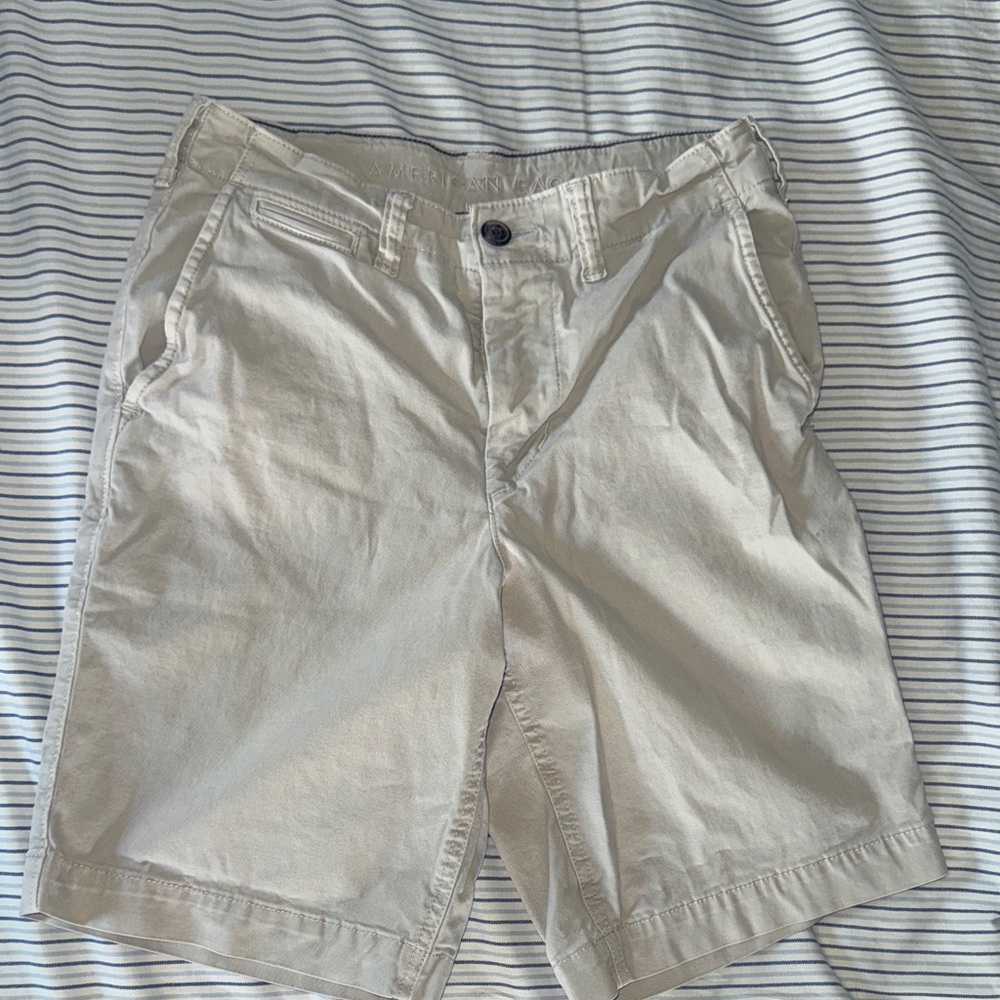 American Eagle Outfitters Light gray Flat Front Shorts
